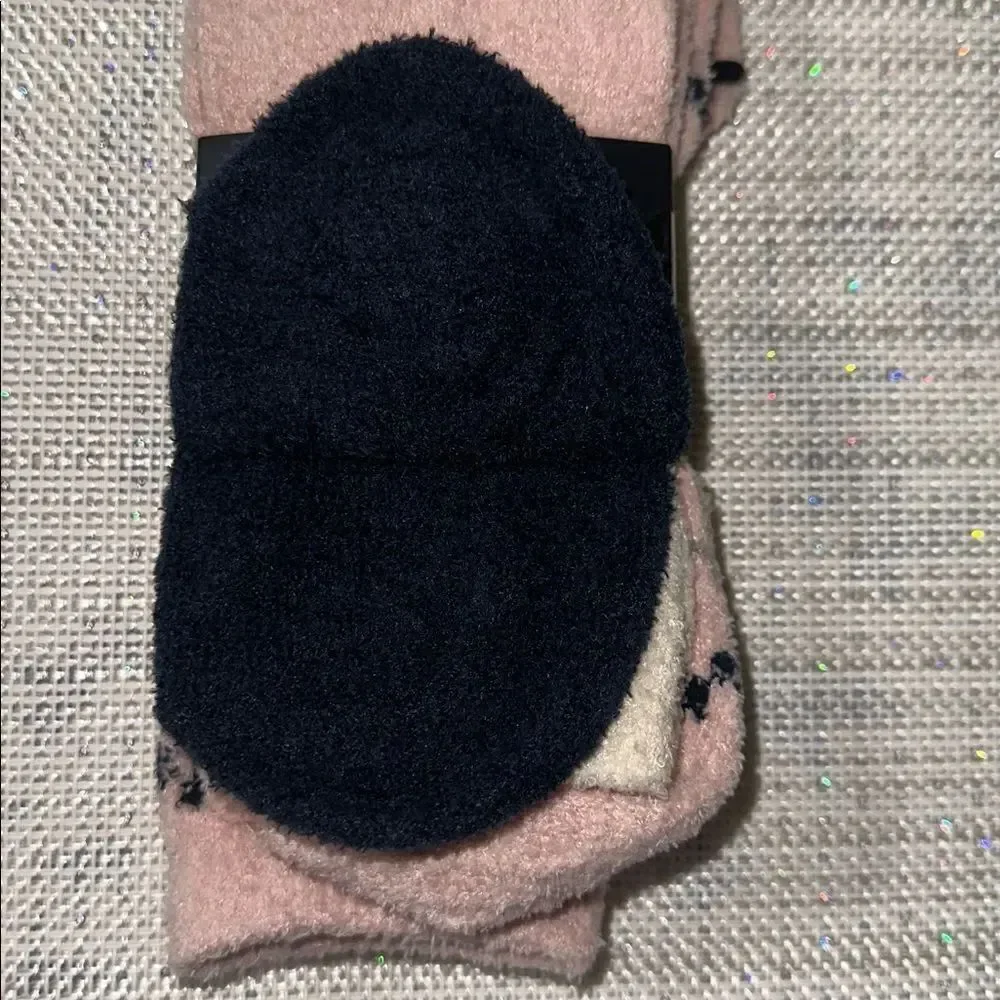 FRYE 2 Pk Pink Navy Ivory Super Soft Everyday Boot Socks